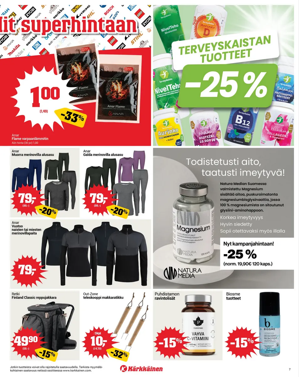 Kaupan Kärkkäinen Tarjoukset voimassa alkaen 4. maaliskuuta - 17. maaliskuuta 2026 - Tarjouslehti sivu 6
