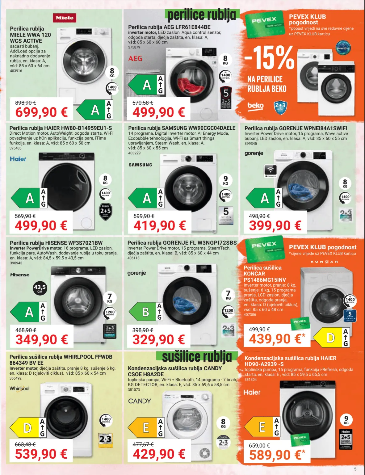 Katalog Najnovije ponude trgovine Pevex od 23. listopada do 17. studenoga 2025. - Pregled Stranica 6