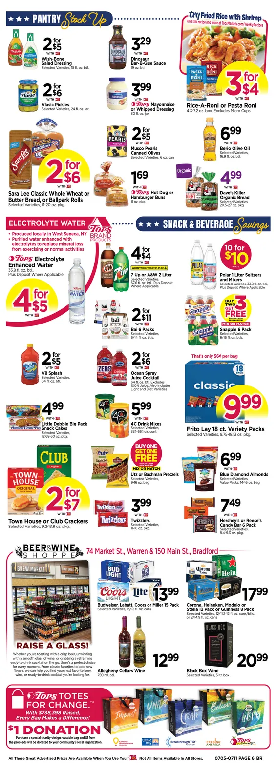 Weekly ad Tops Friendly Markets Sales from July 5 to July 11 2026 - Page 6