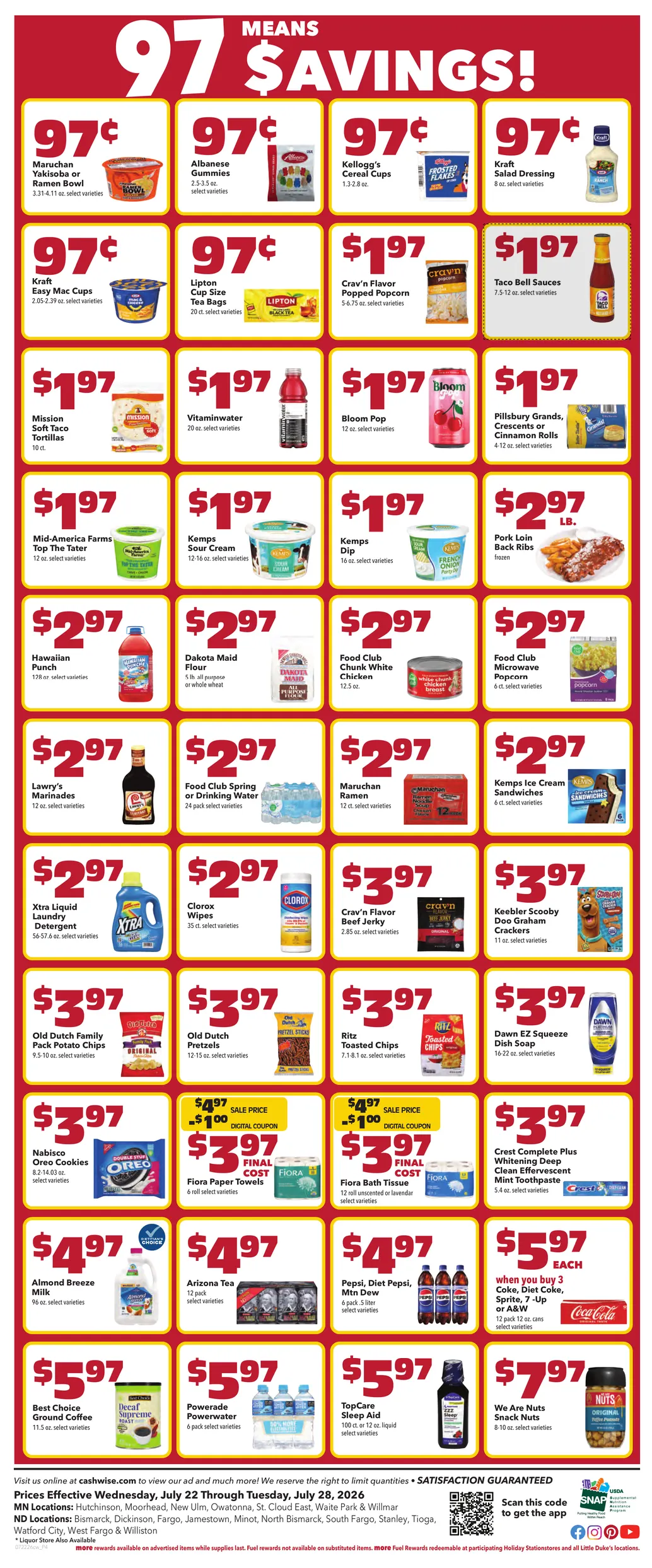 Weekly ad Cash Wise Sales from July 22 to July 28 2026 - Page 6