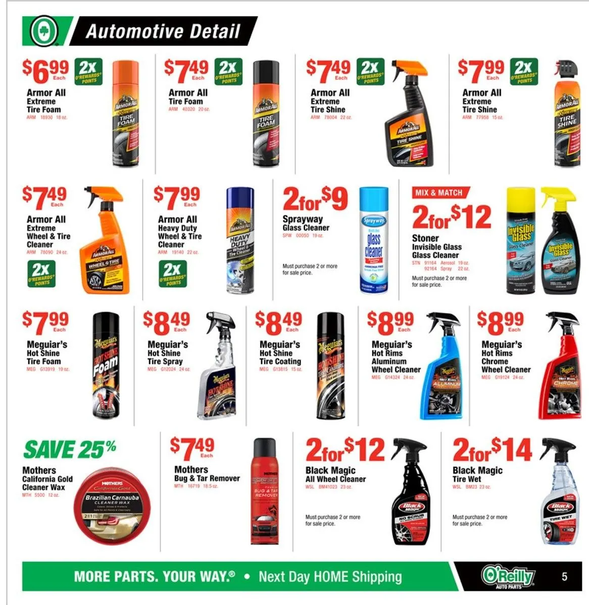 Weekly ad O'Reilly Auto Parts Sales from July 30 to August 27 2025 - Page 5
