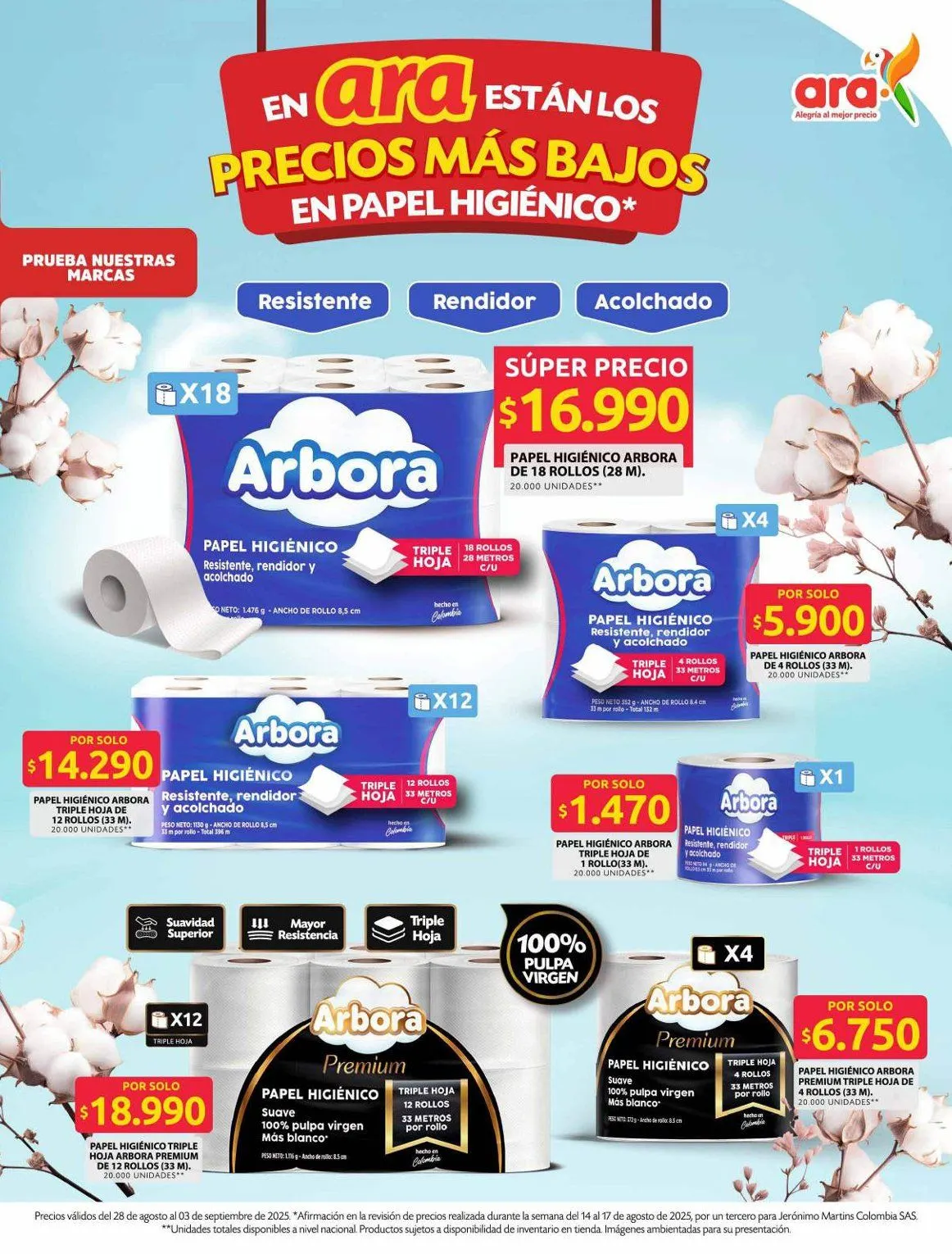 Catalogo de Oferta especial de Ara 28 de agosto al 8 de septiembre 2025 - Pag 6