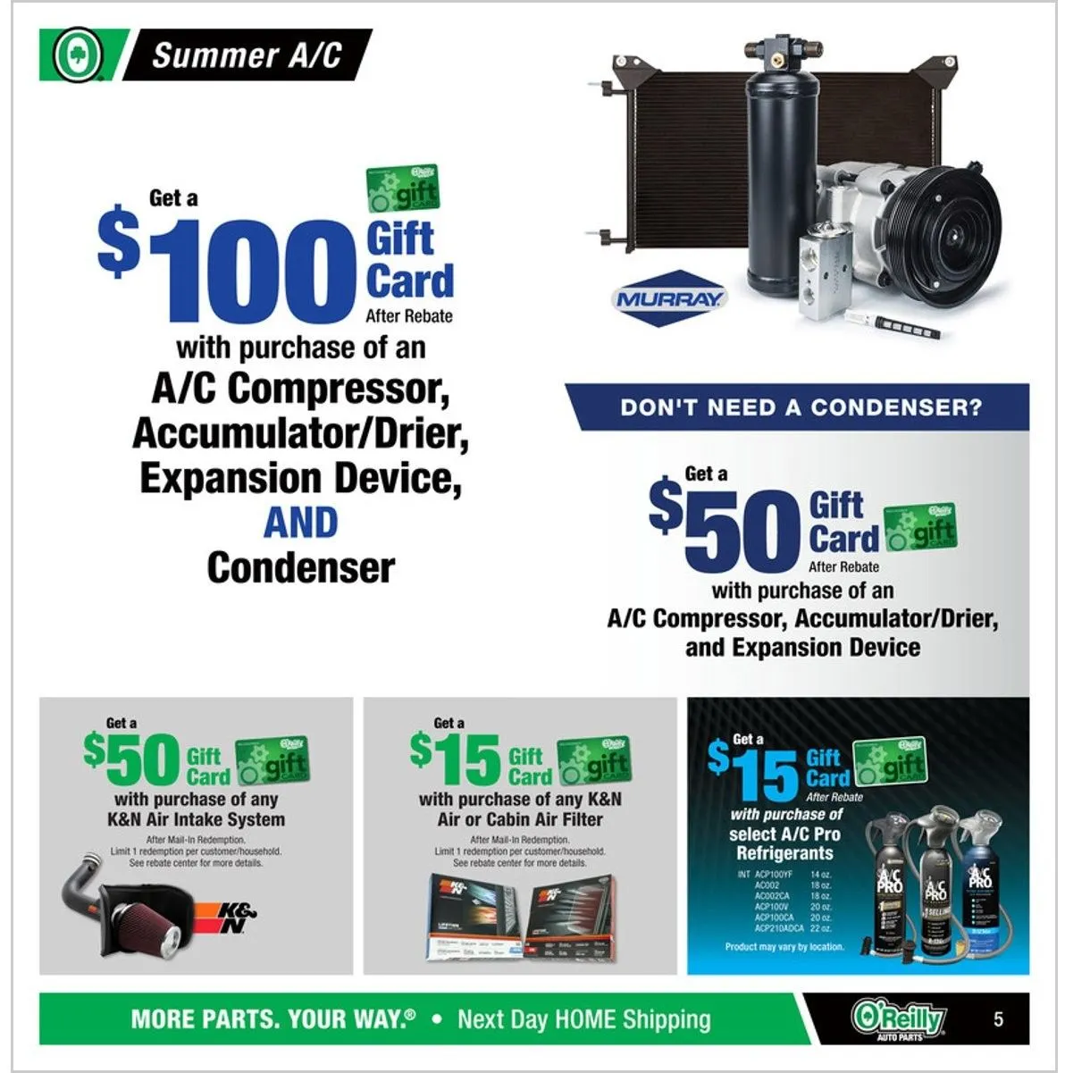 Weekly ad O'Reilly Auto Parts Sales from June 25 to July 30 2025 - Page 5
