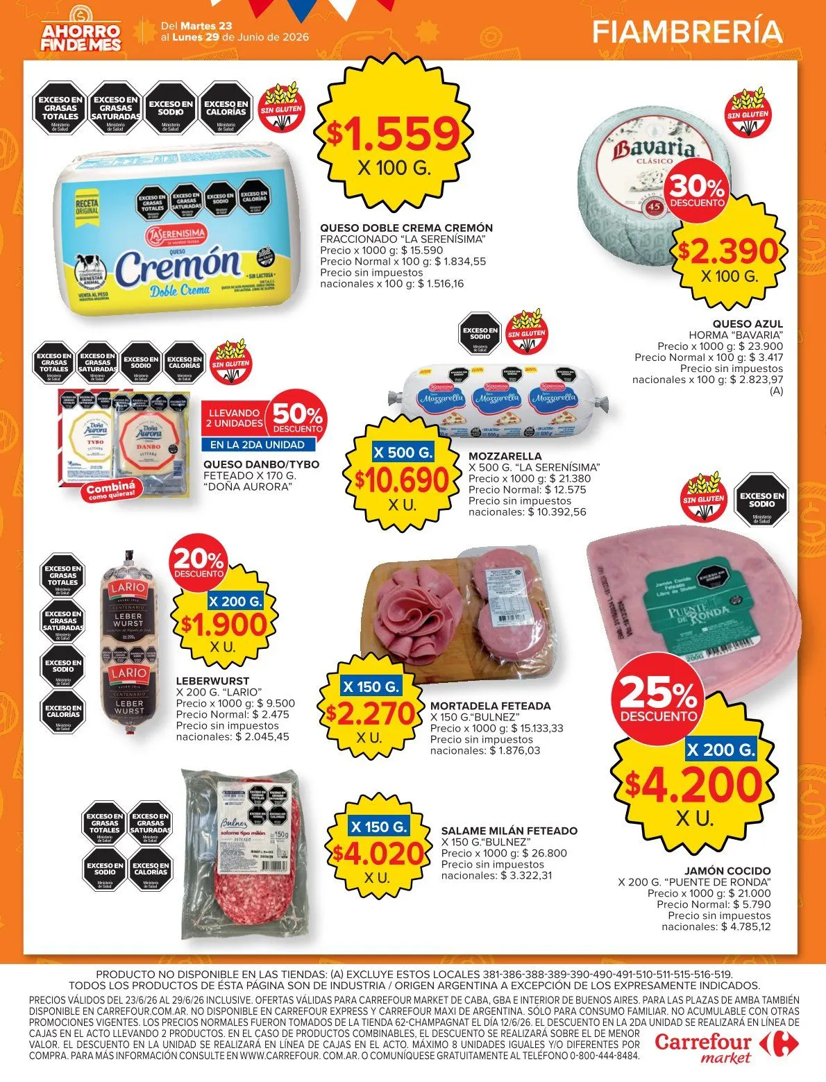 Ofertas de Ofertas Carrefour Market 23 de junio al 29 de julio 2026 - Página 6 del catálogo