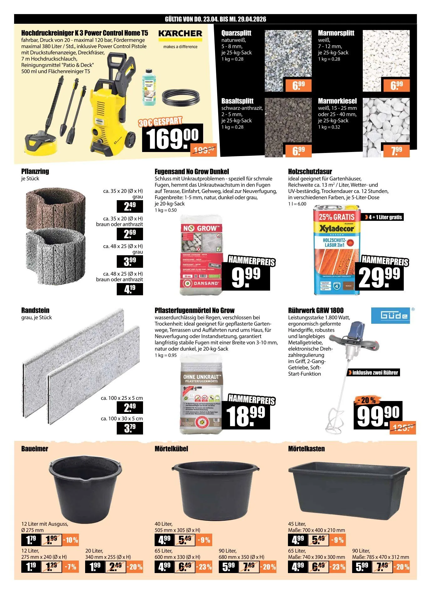  V-Baumarkt Prospekte von 23. April bis 29. April 2026 - Prospekt seite 6