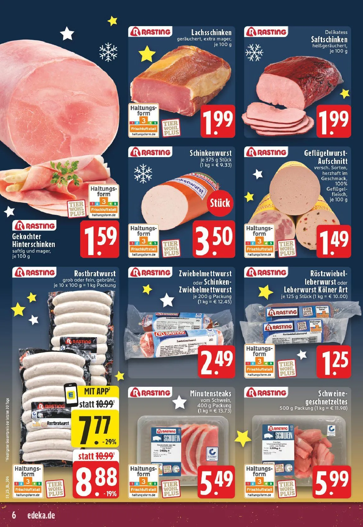 Edeka Angebote von 13. Dezember bis 20. Dezember 2025 - Prospekt seite 6