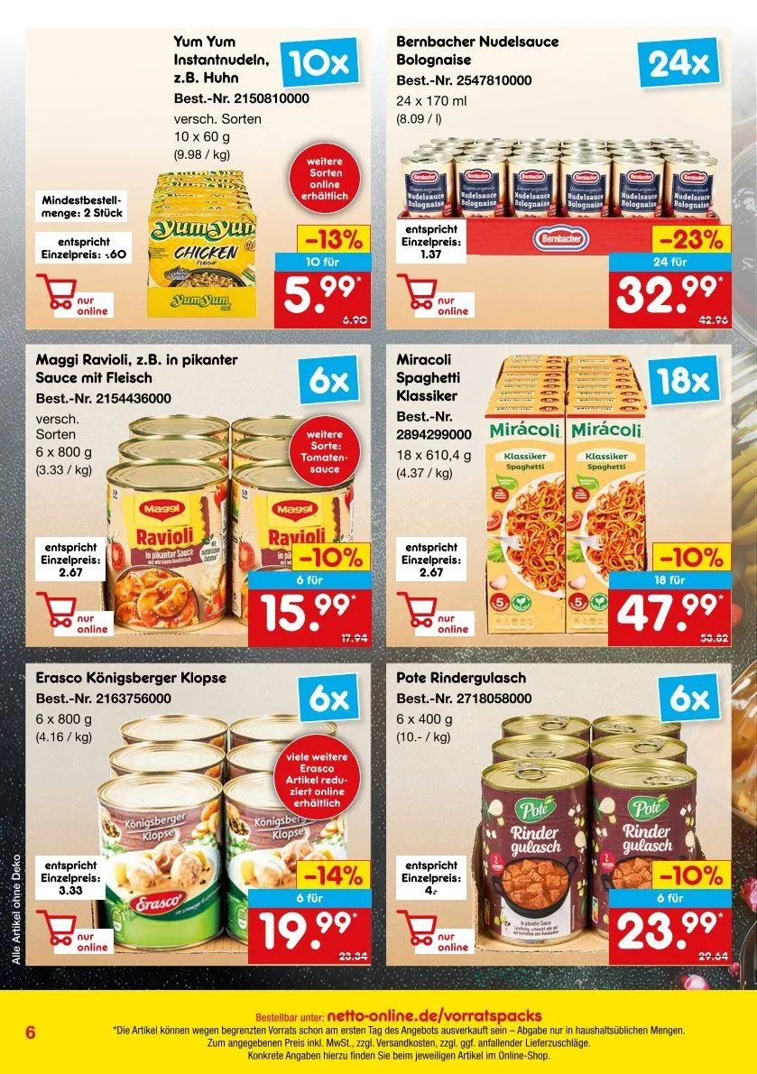 Netto Marken-Discount Angebote von 29. Januar bis 28. Februar 2026 - Prospekt seite 6