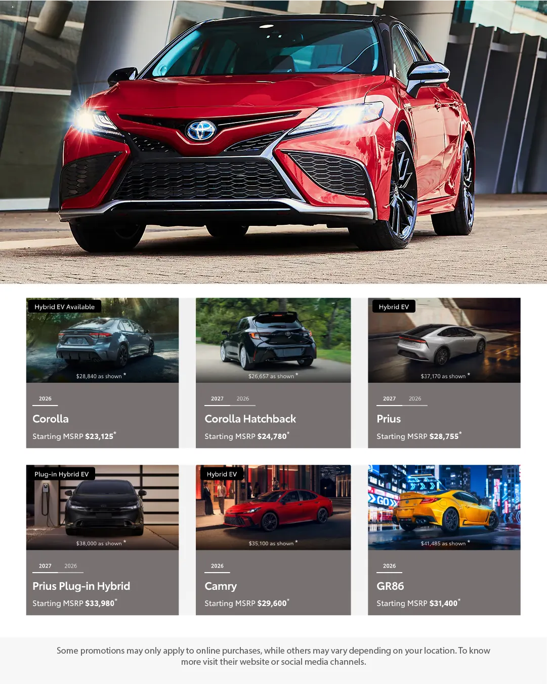 Weekly ad Toyota Sales from August 1 to October 1 2026 - Page 5