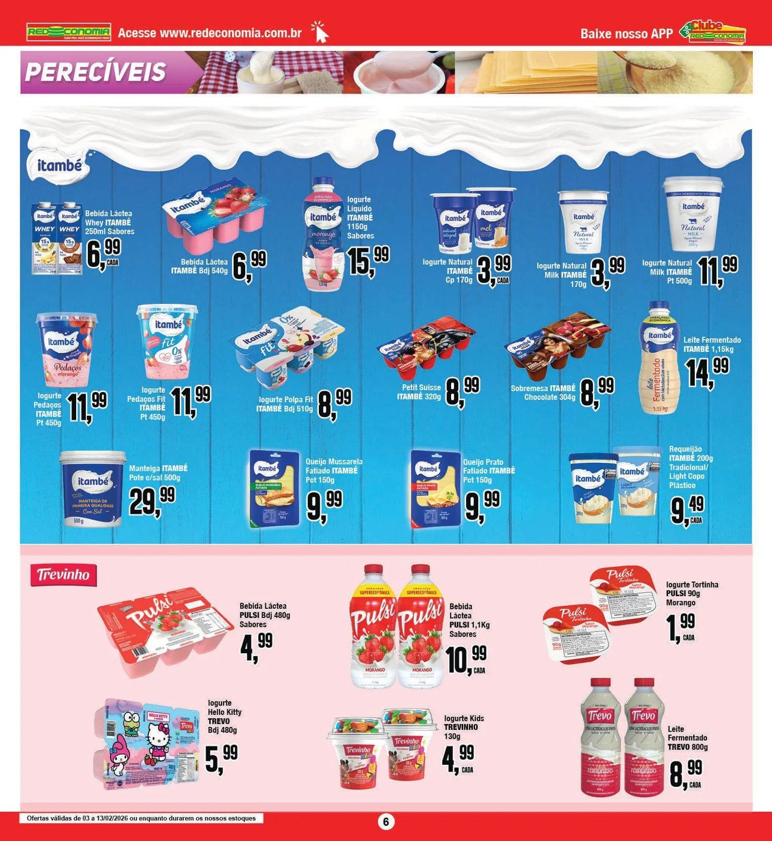 Encarte de Folhetos Redeconomia  4 de fevereiro até 5 de fevereiro 2026 - Pagina 6