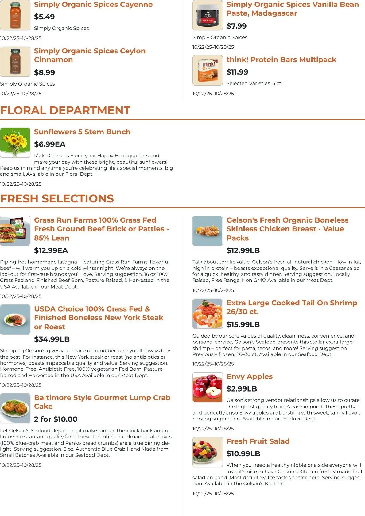 Weekly ad Gelson's Markets Sales from October 22 to October 28 2025 - Page 6