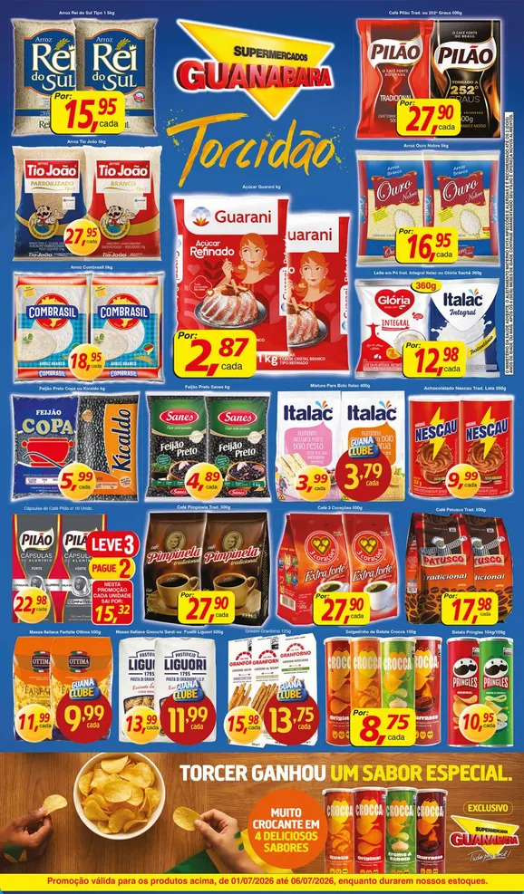 Encarte de Folhetos Supermercados Guanabara 1 de julho até 6 de julho 2026 - Pagina 6