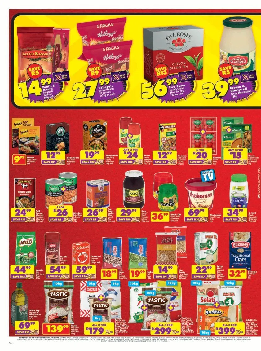  Shoprite Sales from 23 April to 10 May 2026 - Catalogue Page 6