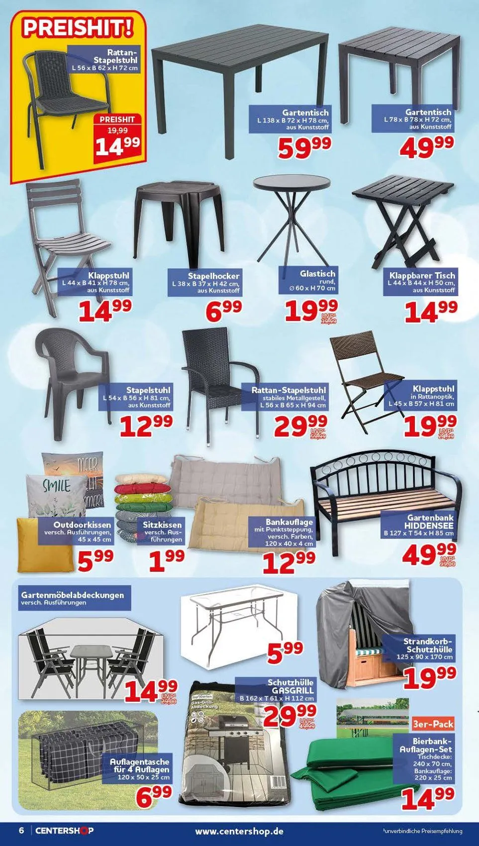 CENTERSHOP Prospekte von 20. Juli bis 25. Juli 2026 - Prospekt seite 6