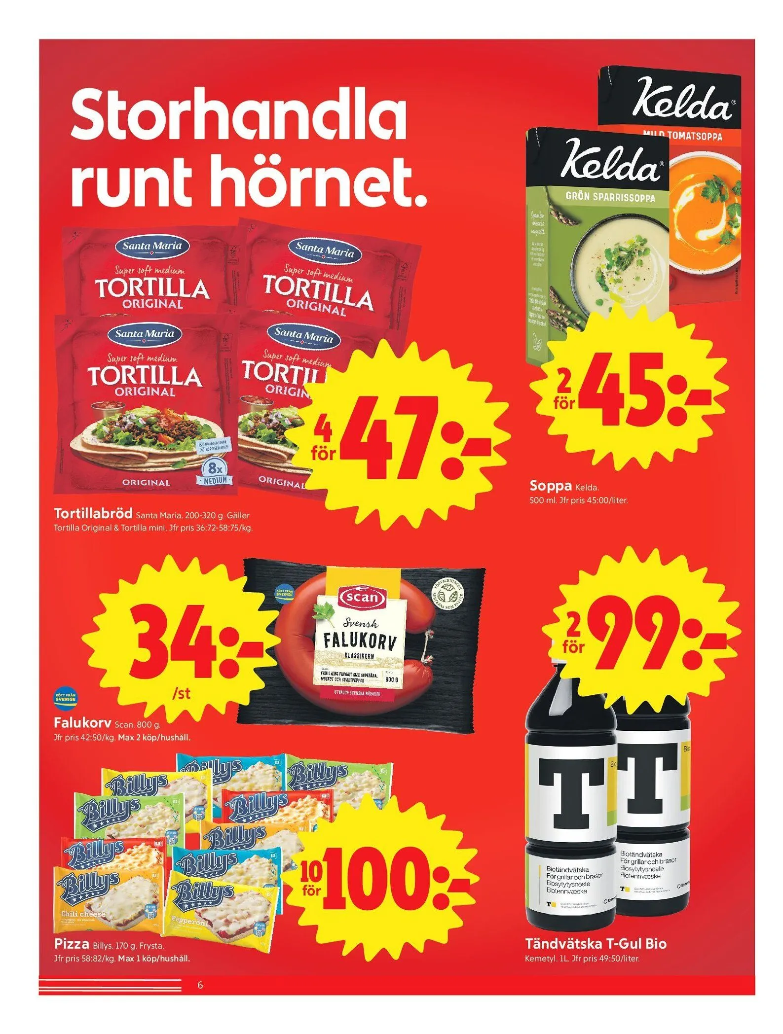 ICA erbjudanden från 22 juni till 28 juni 2026 - Reklamblad sidor 6
