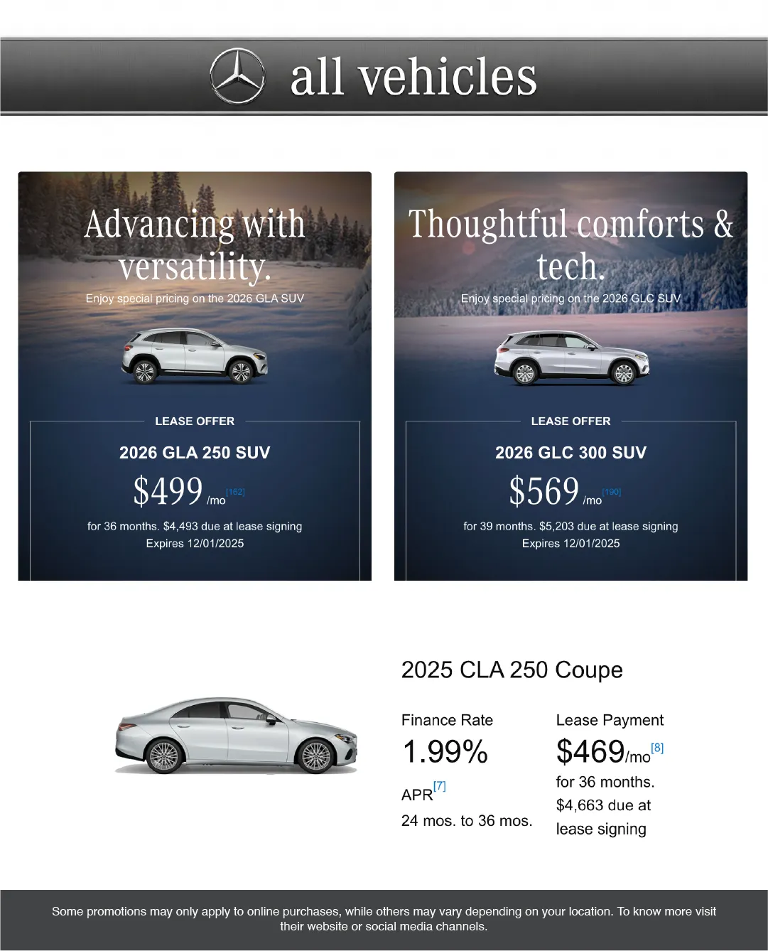 Weekly promotion Mercedes-Benz Sales spanning from November 13 to December 1 2025 - Page 5 for Catalogue 365