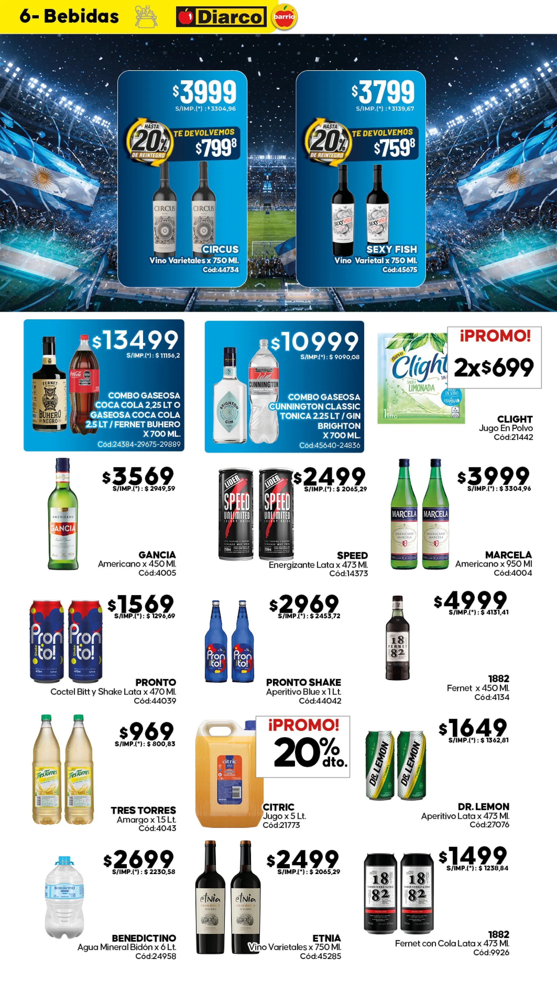 Ofertas de  Ofertas Diarco - Últimos catálogos 15 de junio al 19 de junio 2026 - Página 6 del catálogo