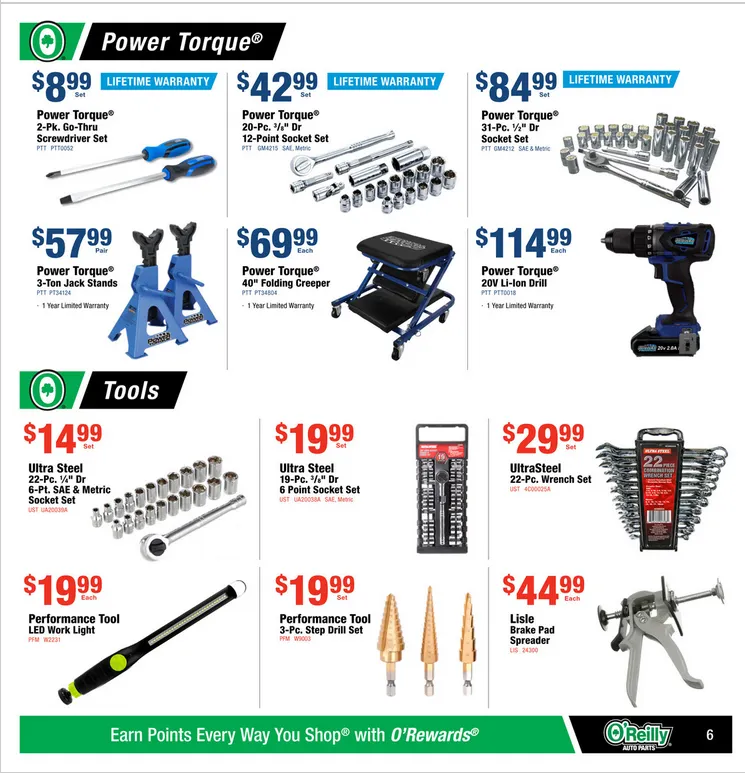 Weekly ad  O'Reilly Auto Parts Sales from April 29 to May 26 2026 - Page 6