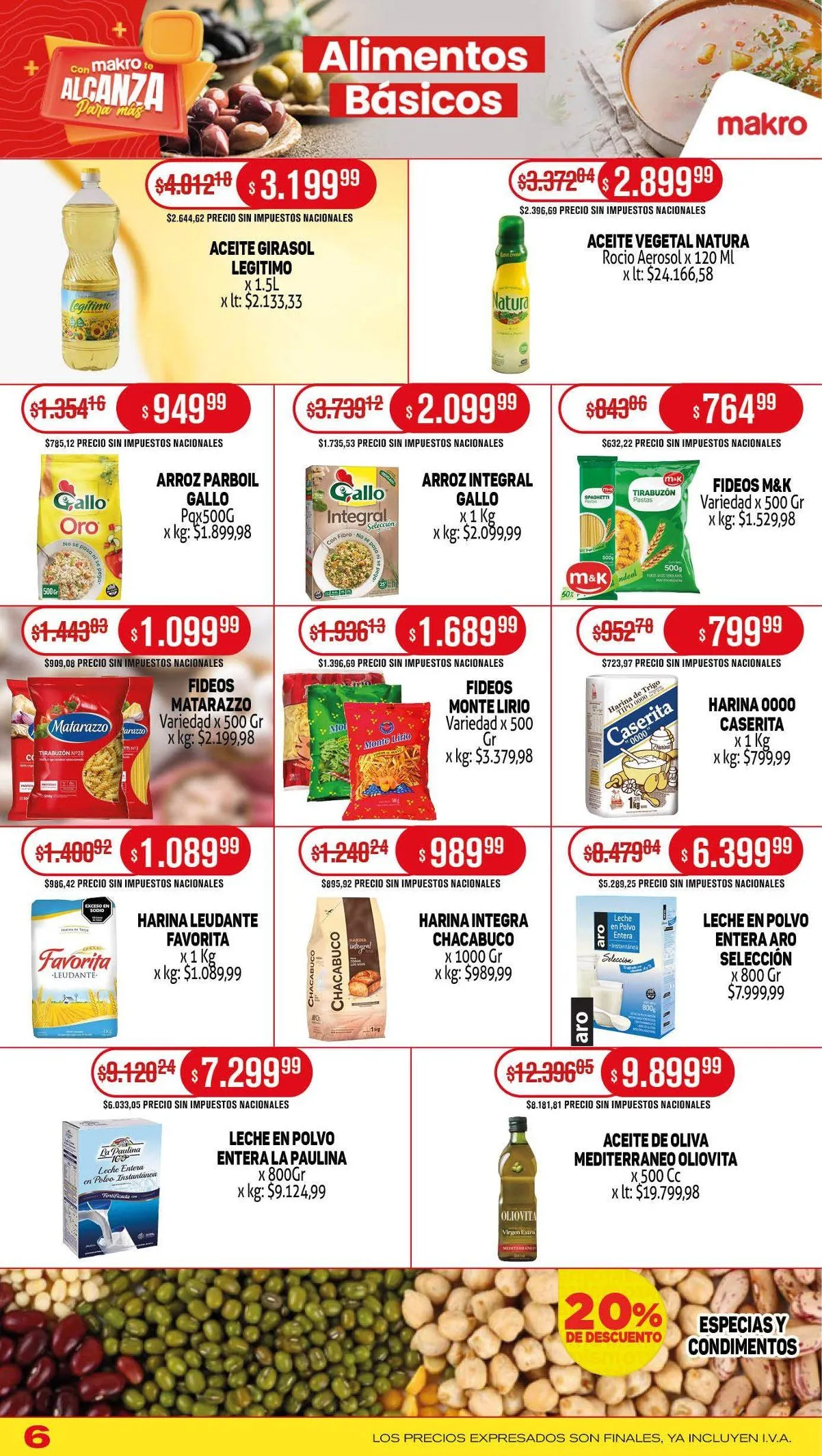 Ofertas de  Makro Ofertas 4 de septiembre al 11 de septiembre 2025 - Página 6 del catálogo