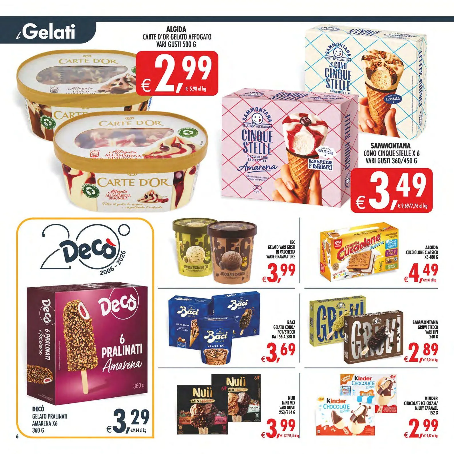 Volantini Deco Supermercati da 19 giugno a 29 giugno di 2026 - Pagina del volantino 6