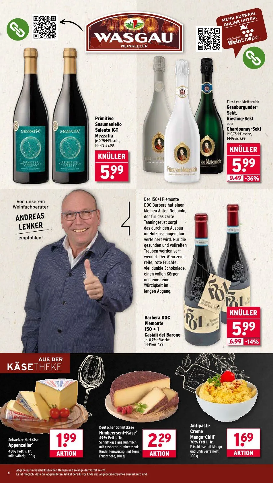 Wasgau Prospekte  von 11. August bis 16. August 2025 - Prospekt seite 6