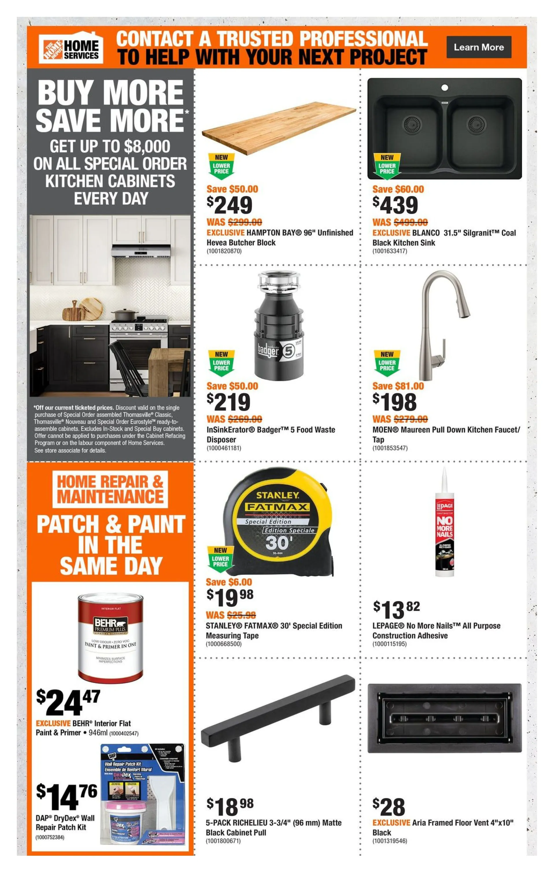 The Home Depot Sales from March 6 to March 19 2025 - flyer page 6