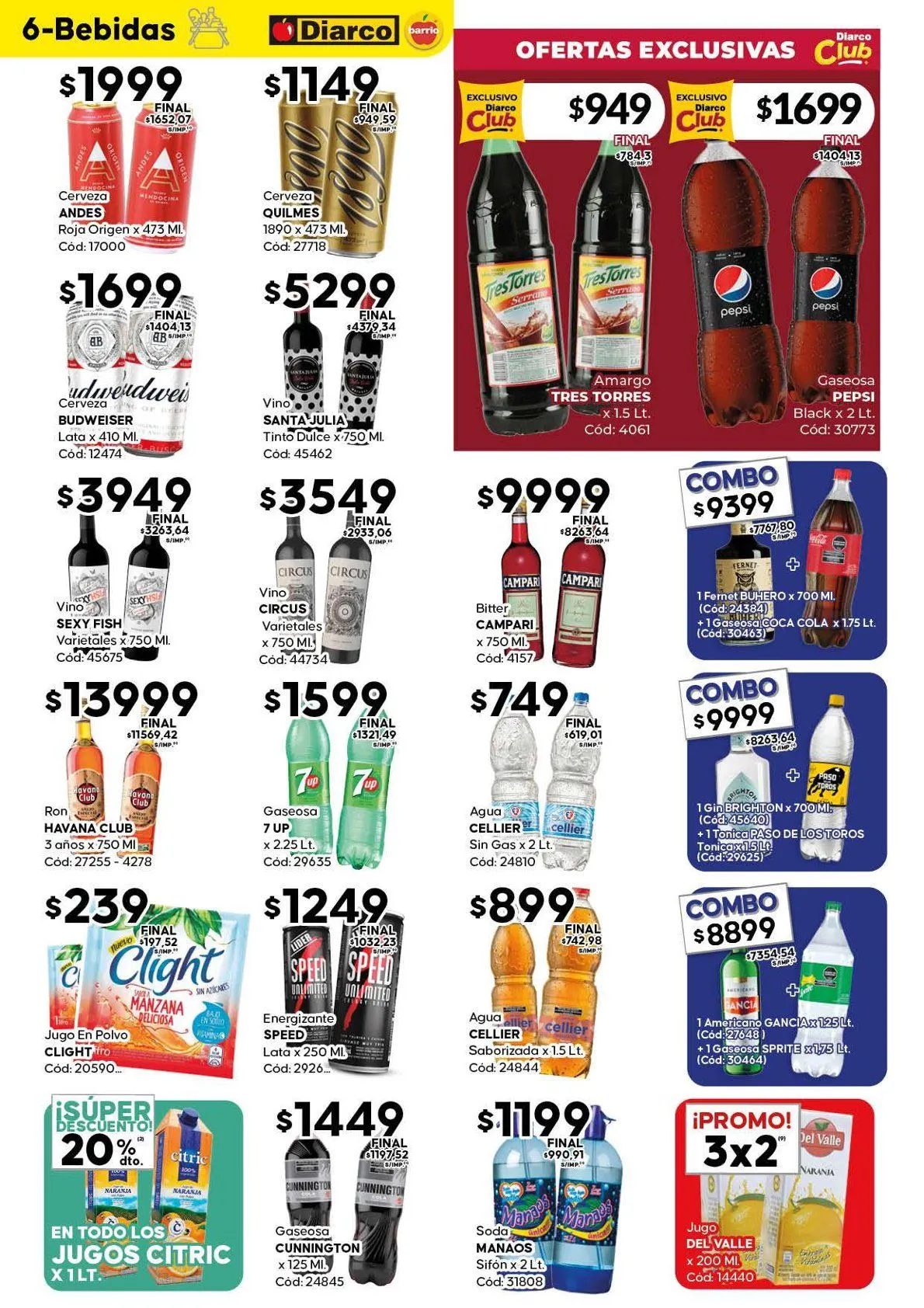Ofertas de Ofertas Diarco 30 de junio al 6 de julio 2025 - Página 6 del catálogo