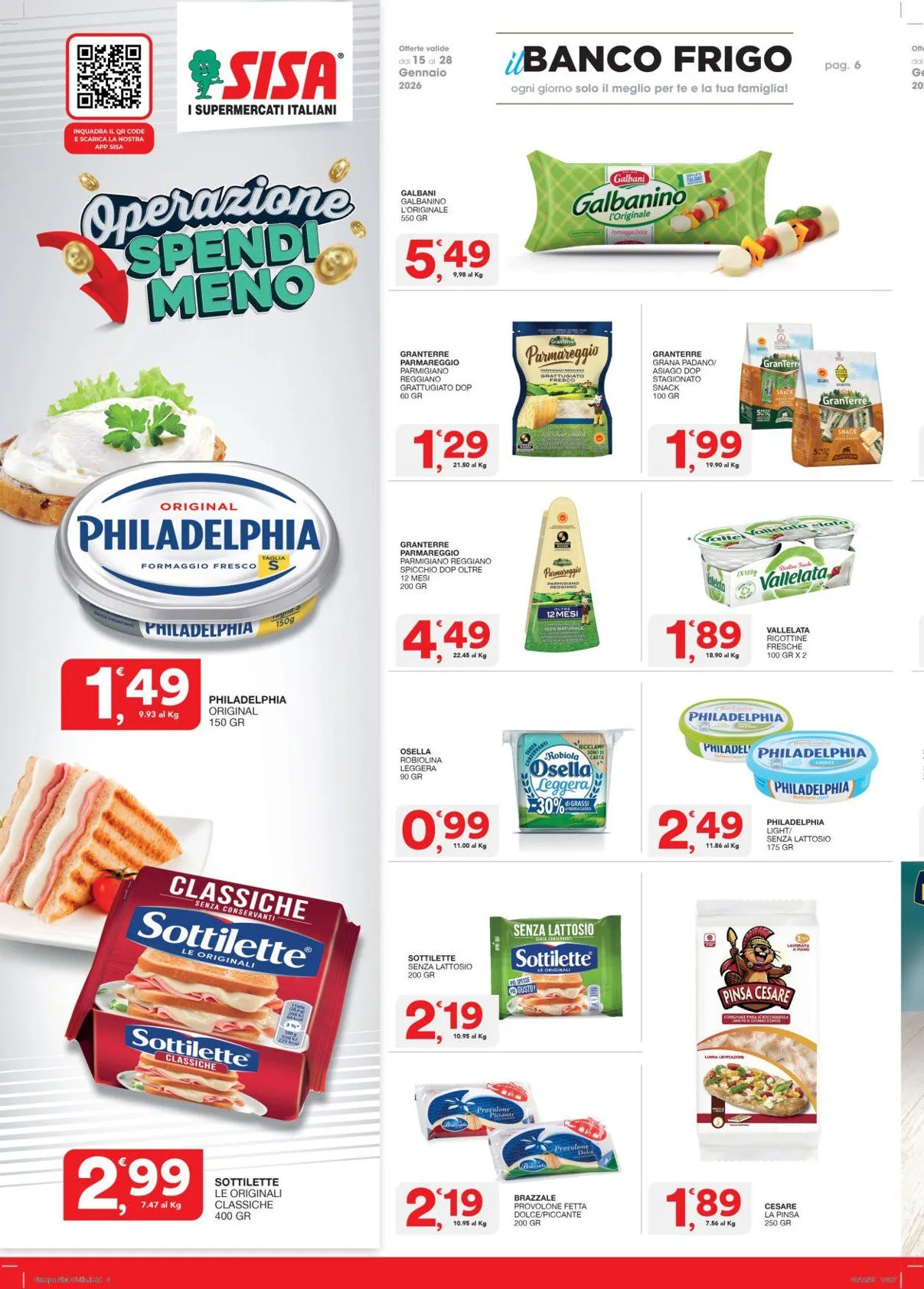 Volantini Sisa da 15 gennaio a 26 gennaio di 2026 - Pagina del volantino 6