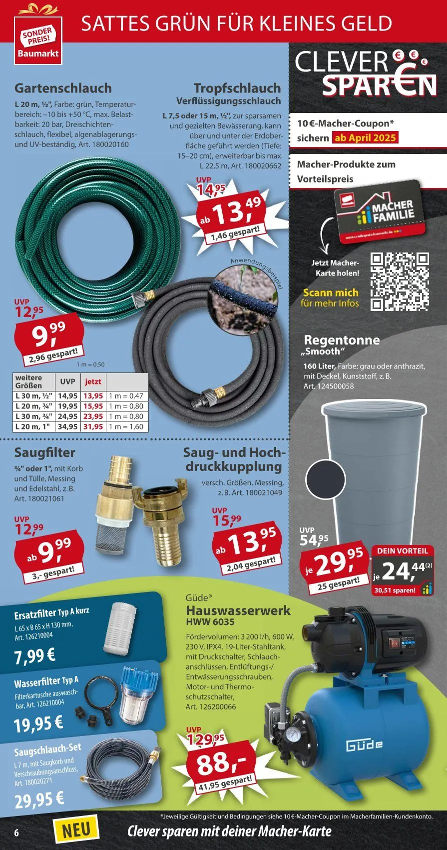 Sonderpreis-Baumarkt Prospekt von 12. April bis 18. April 2025 - Prospekt seite 6