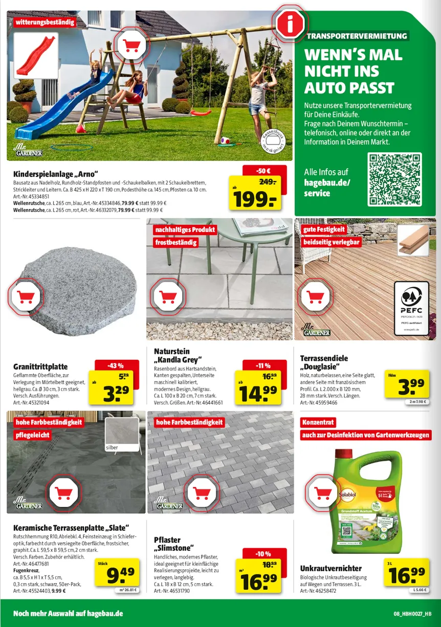 Hagebaumarkt Prospekte von 27. Juni bis 4. Juli 2026 - Prospekt seite 6