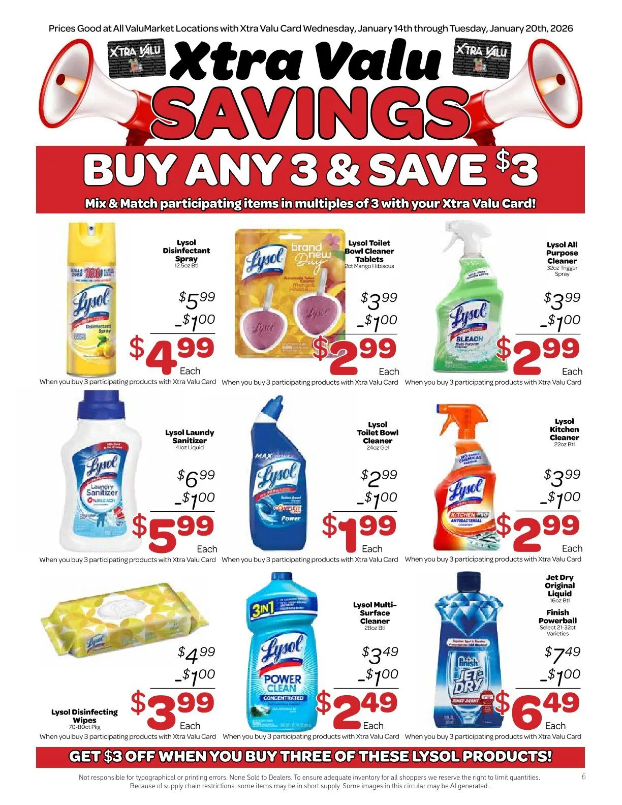 Weekly ad ValuMarket Sales from January 14 to January 20 2026 - Page 6