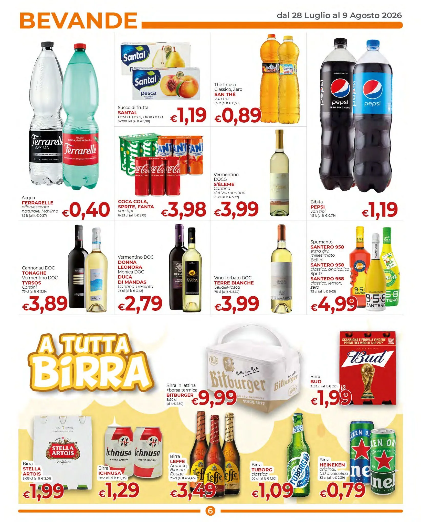  Volantini Supermercati Nonna Isa da 28 luglio a 9 agosto di 2026 - Pagina del volantino 6