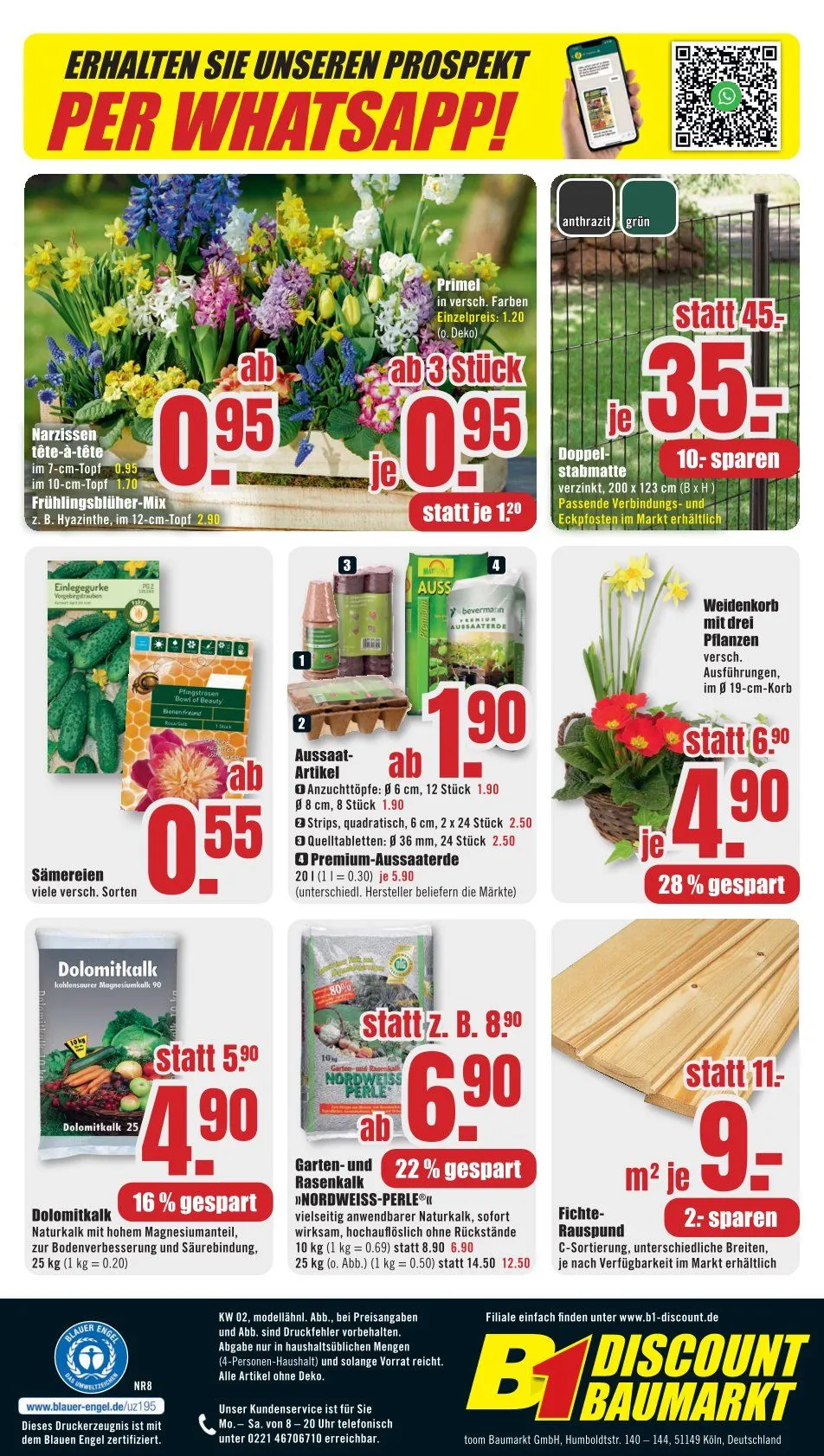 B1 Discount Baumarkt Angebote von 3. Januar bis 9. Januar 2026 - Prospekt seite 6