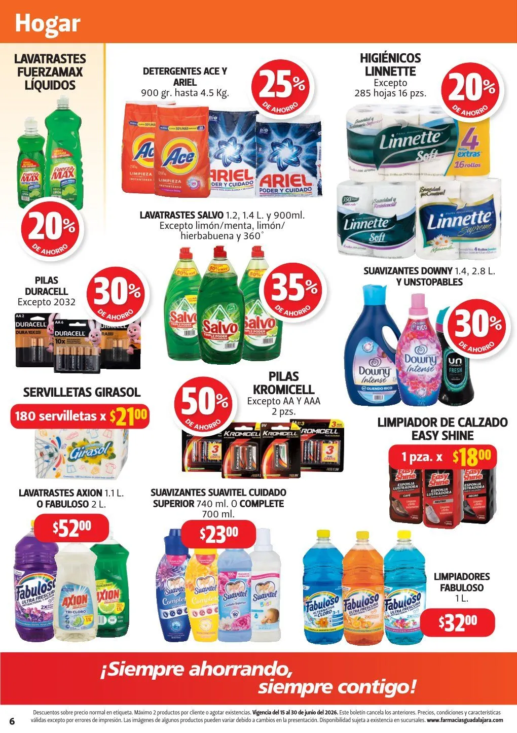 Catálogo de  Farmacia Guadalajara Ofertas 15 de junio al 30 de junio 2026 - Pagina 6