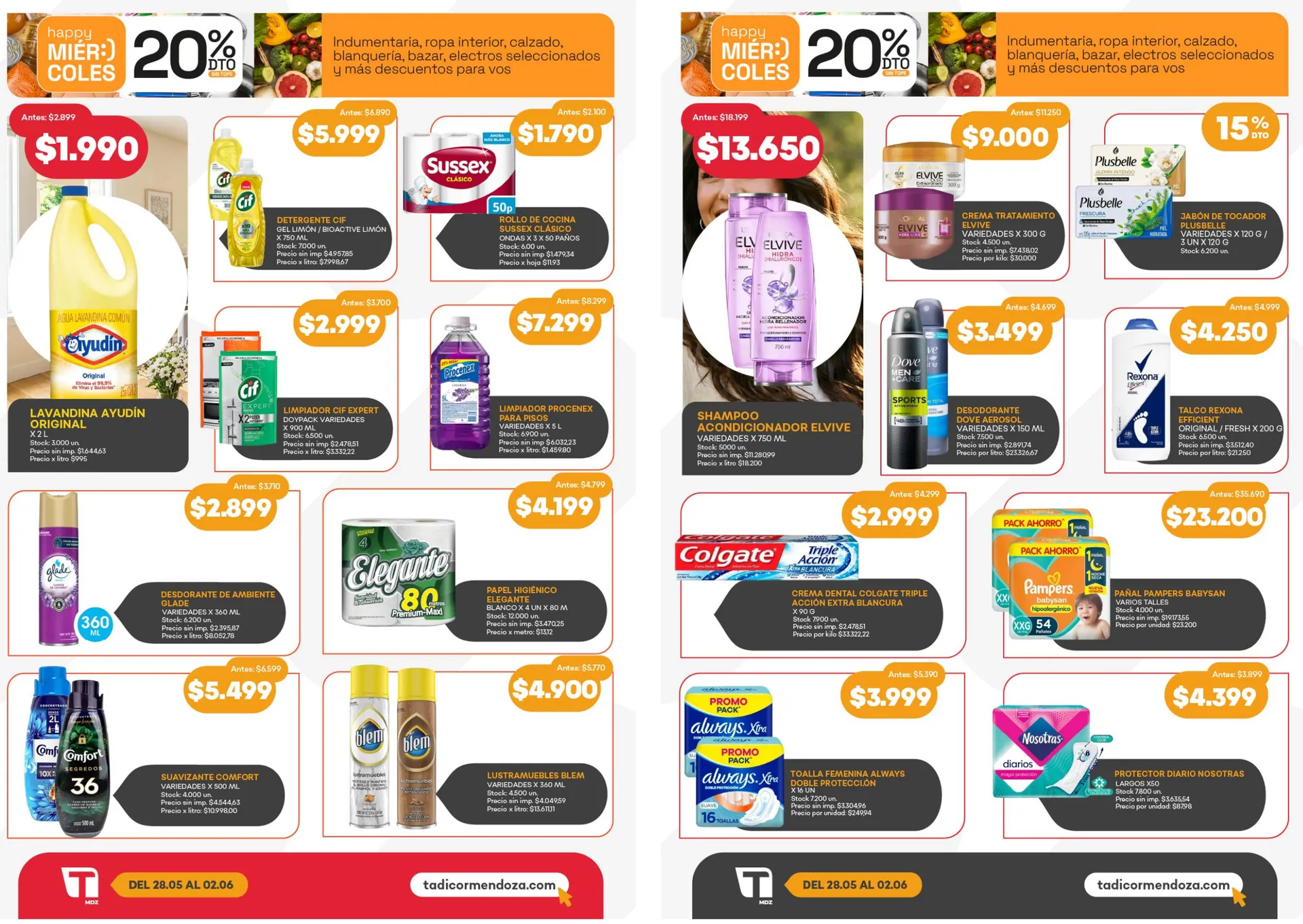Ofertas de Ofertas Supermercados Tadicor  28 de mayo al 2 de junio 2026 - Página 6 del catálogo
