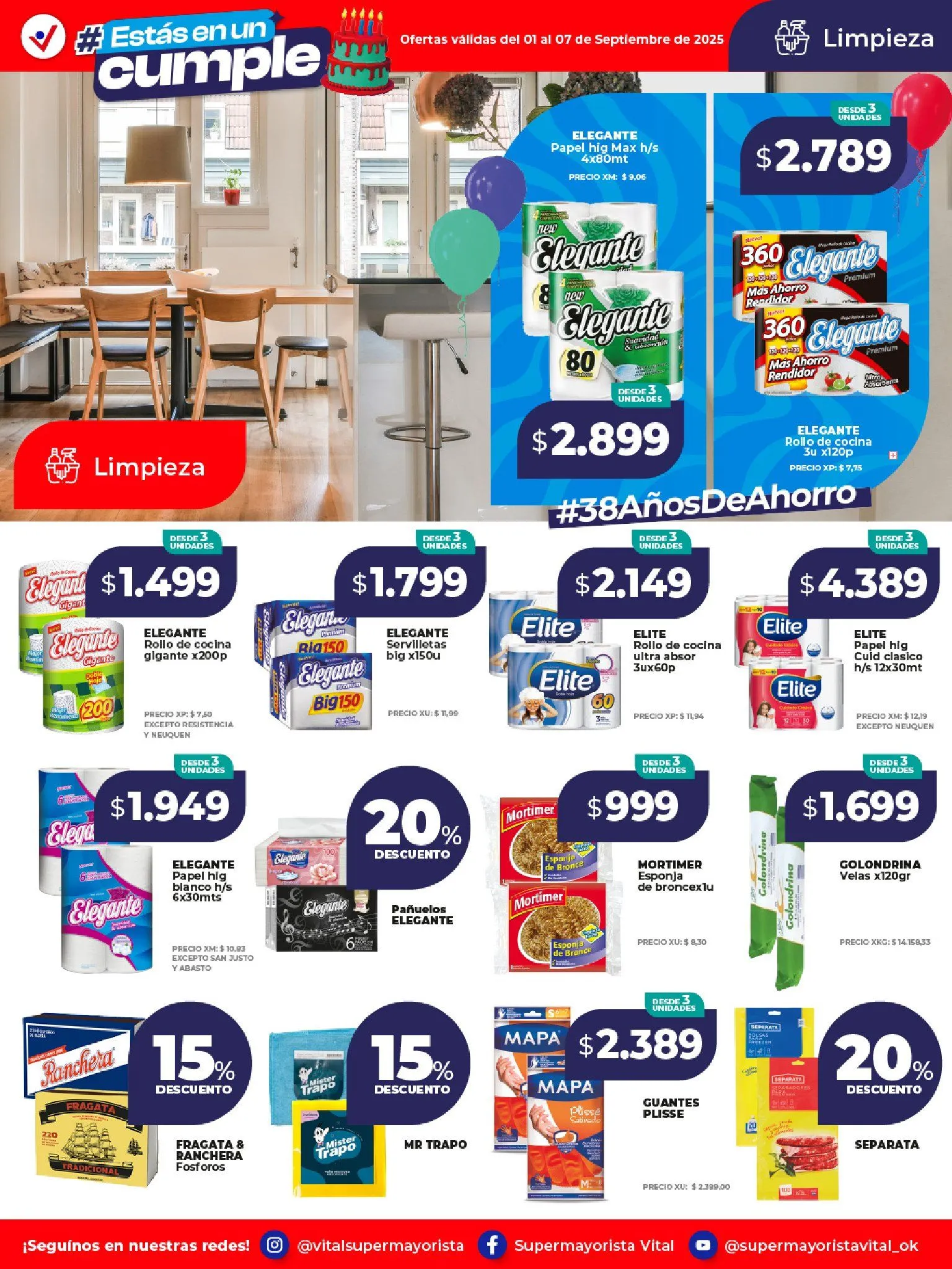 Ofertas de Vital Ofertas 1 de septiembre al 7 de septiembre 2025 - Página 6 del catálogo