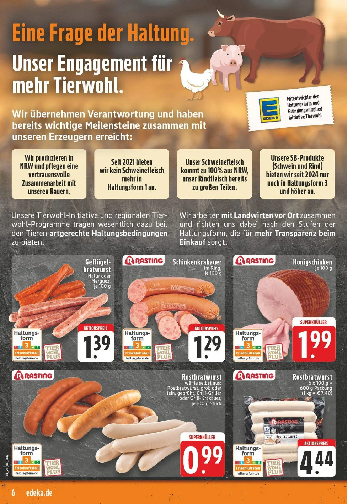 Edeka Prospekte von 10. August bis 15. August 2025 - Prospekt seite 6