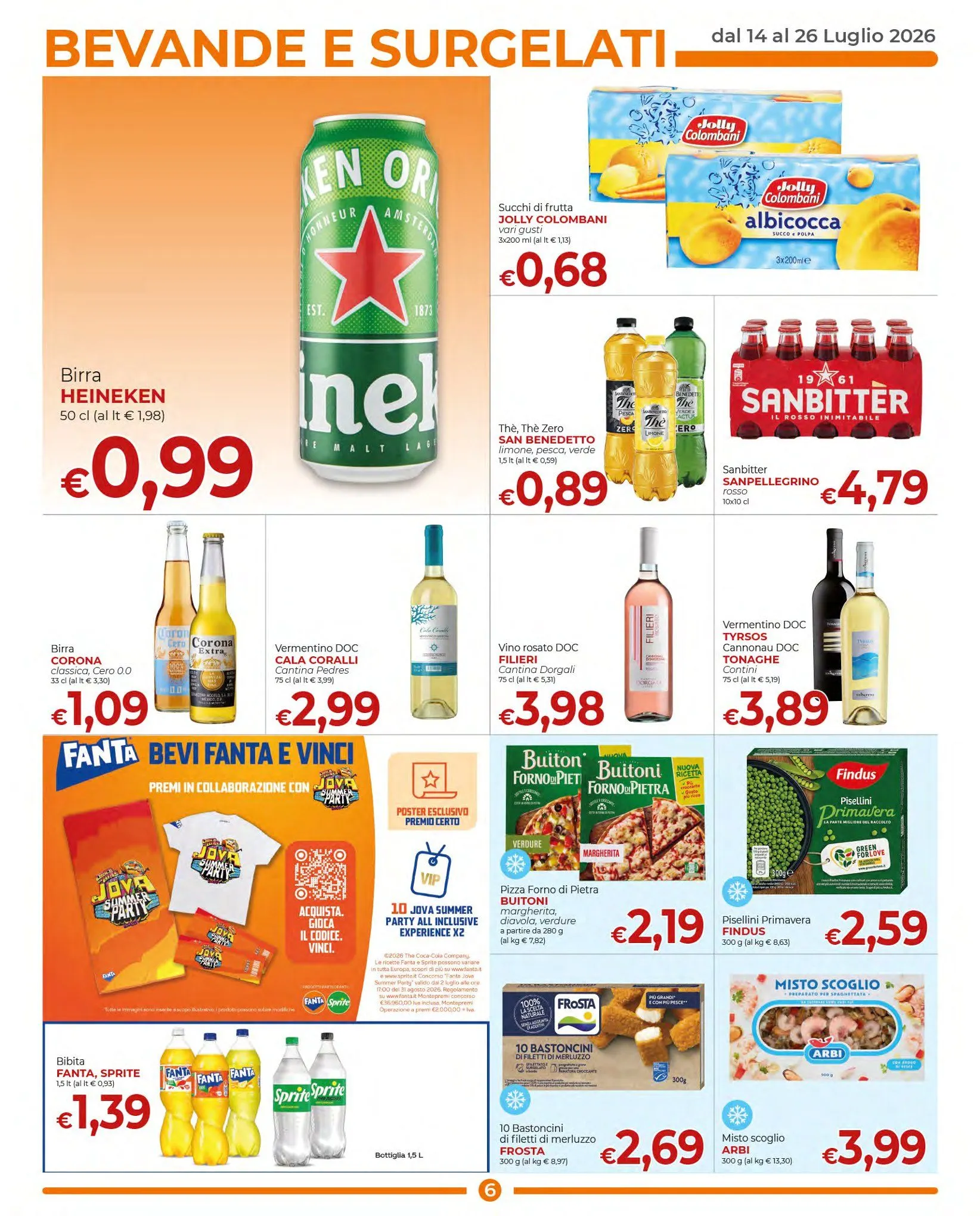 Supermercati Nonna Isa da 14 luglio a 26 luglio di 2026 - Pagina del volantino 6