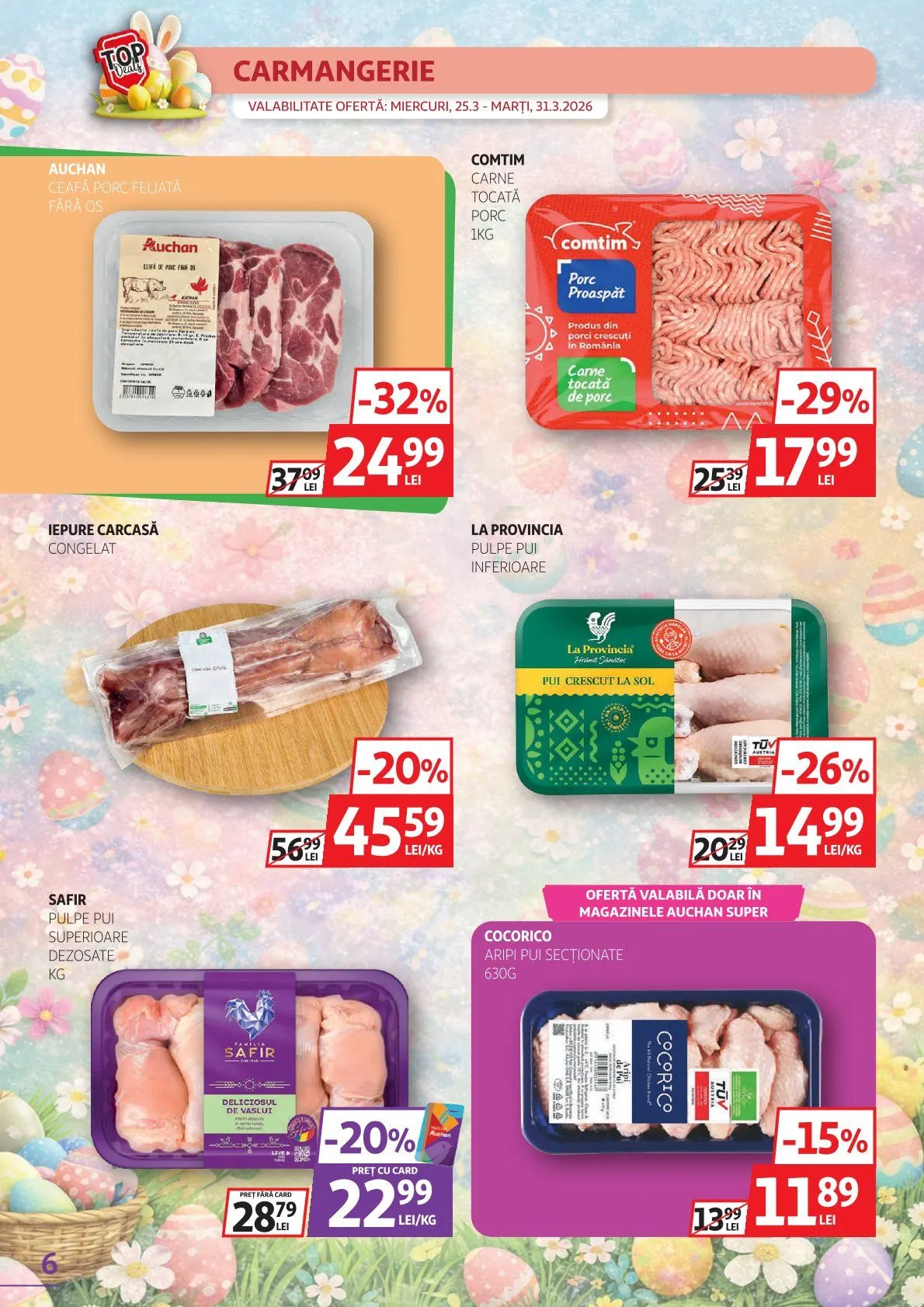 Catalog Ofertă de neratat specială Auchan de la 25 martie până la 11 aprilie 2026 - Revista Pagina 6