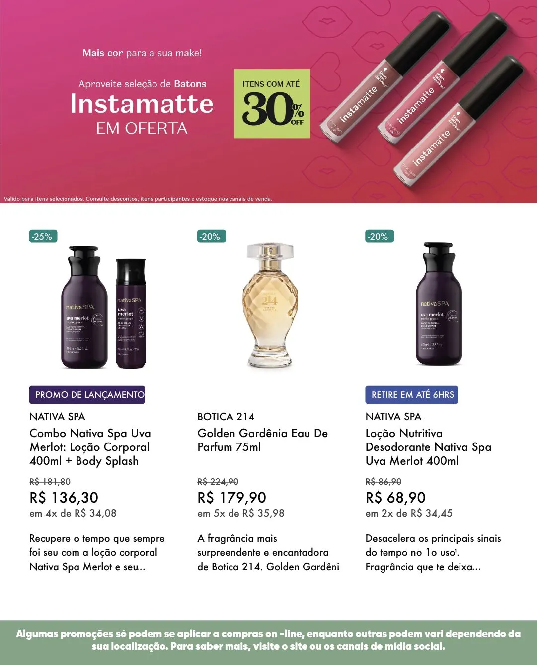 Encarte de O Boticário Ofertas semanais! 11 de abril até 30 de abril 2025 - Pagina 5