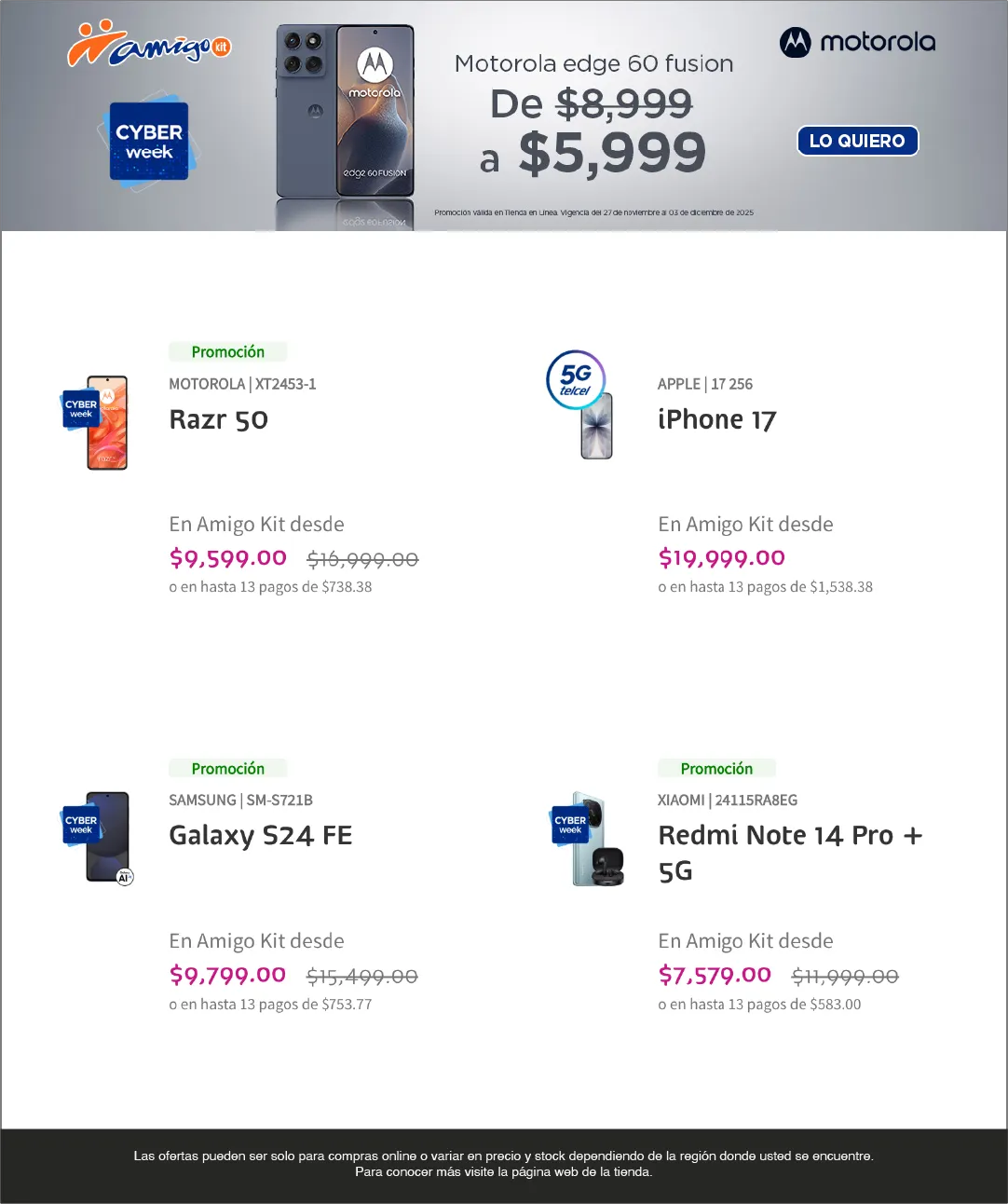 Catálogo de Telcel Ofertas 2 de diciembre al 14 de diciembre 2025 - Pagina 5