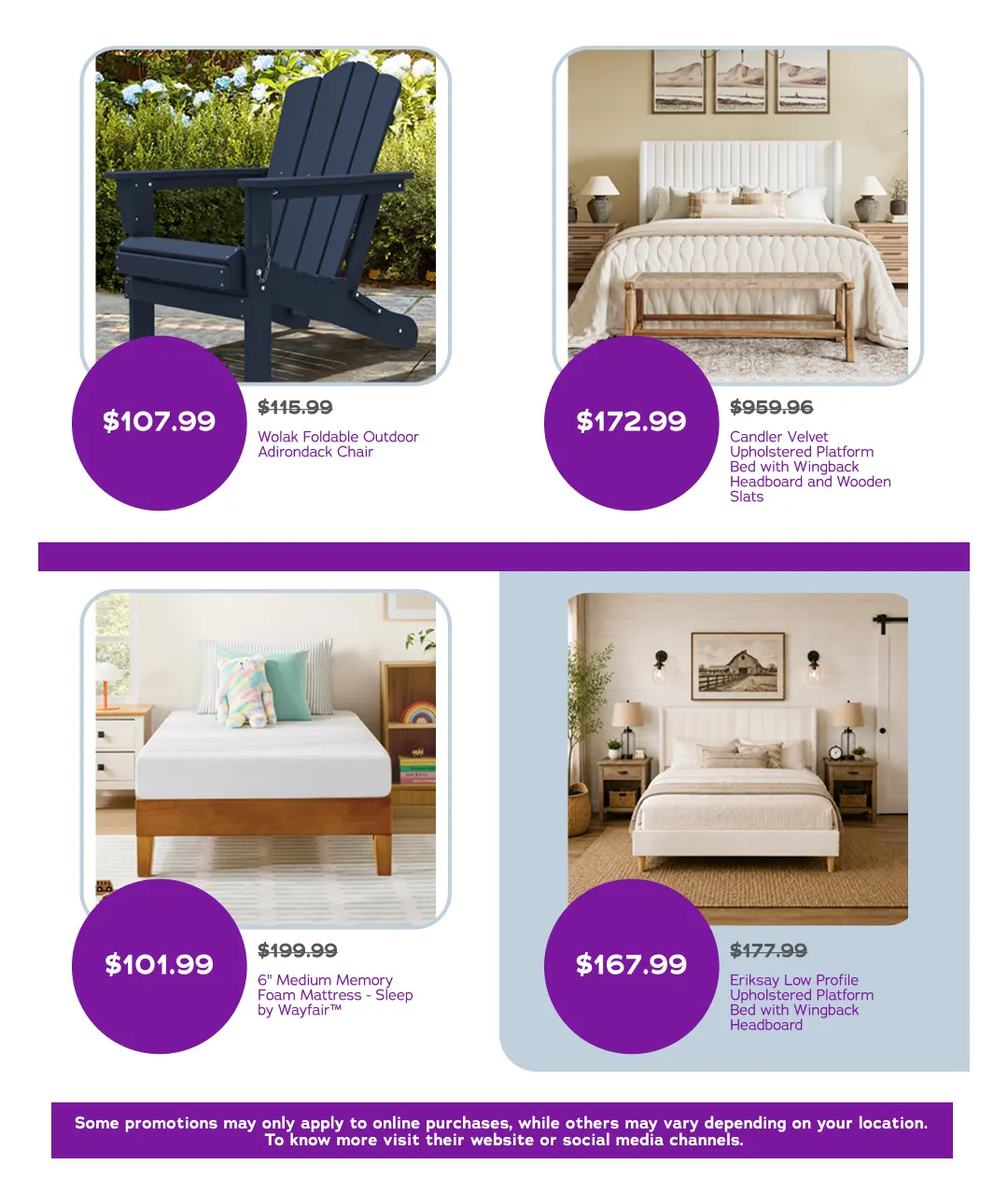 Weekly ad Wayfair Sales from July 17 to July 31 2026 - Page 6