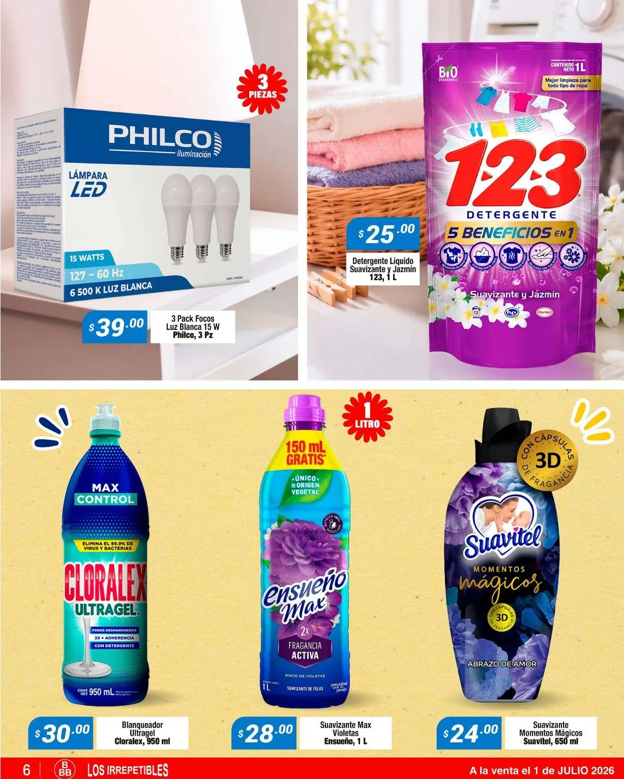 Catálogo de  Tiendas Tres B Ofertas 1 de julio al 15 de julio 2026 - Pagina 6
