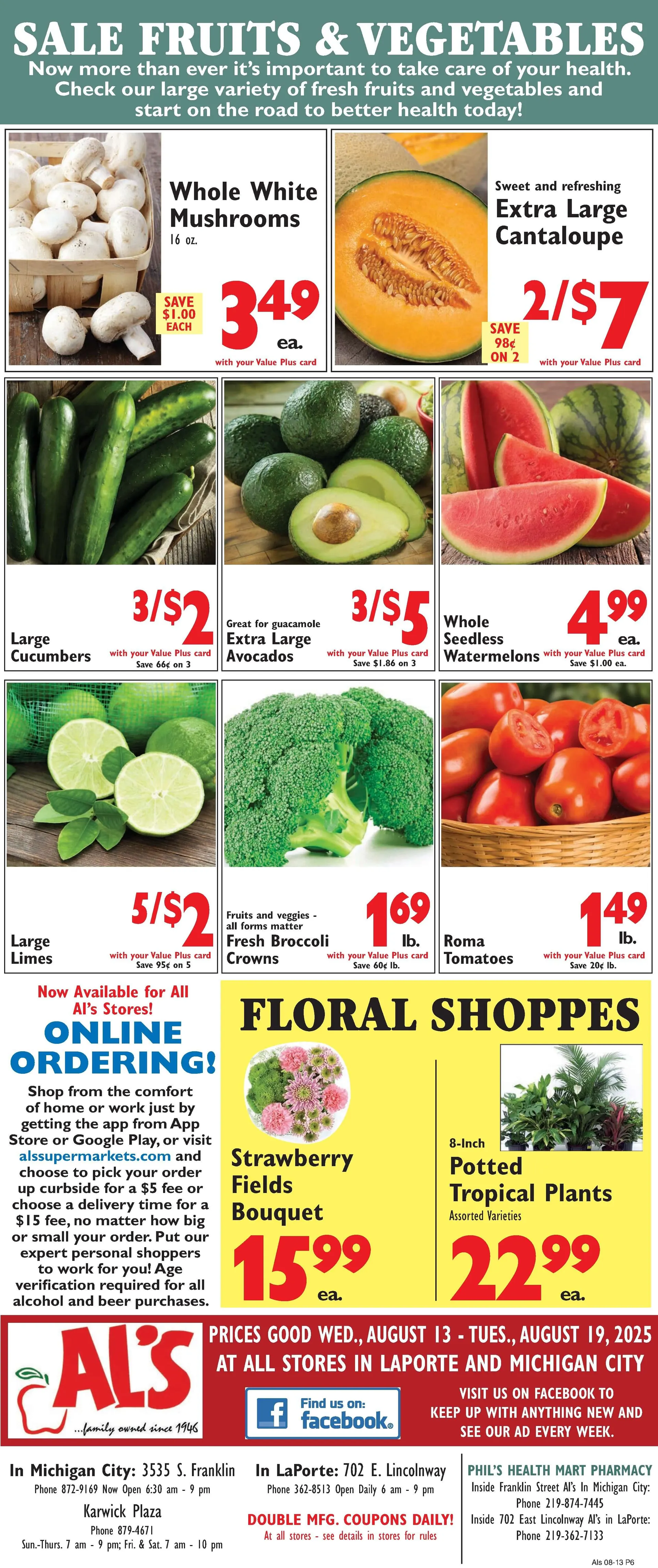 Weekly ad Al's Supermarket sales from August 13 to August 19 2025 - Page 6