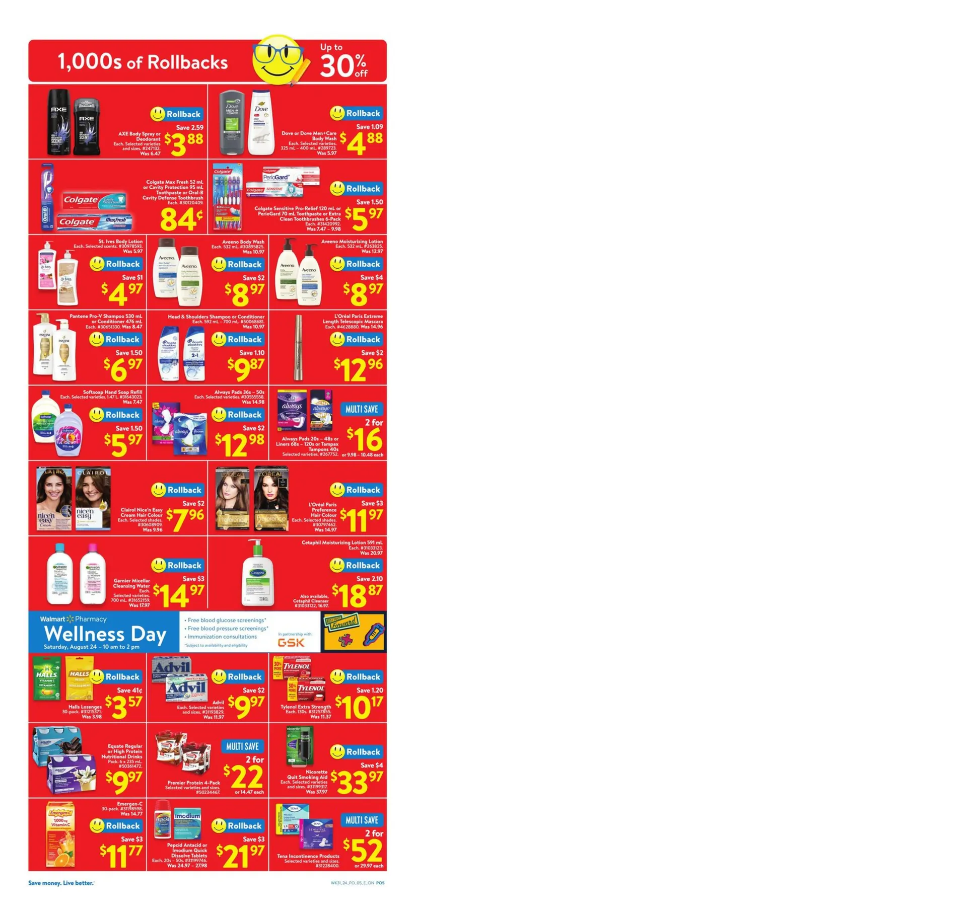 Walmart weekly flyer from August 22 to August 28 2024 - flyer page 5