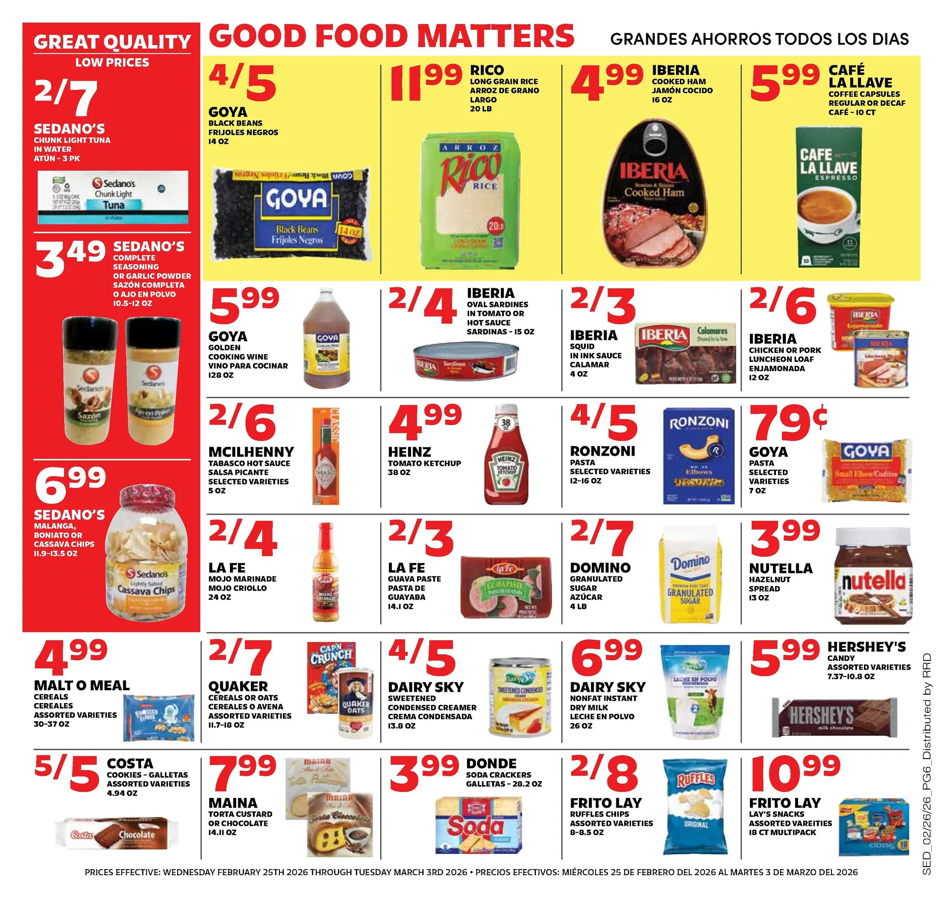 Weekly ad Sedano's Sales from February 25 to March 3 2026 - Page 6