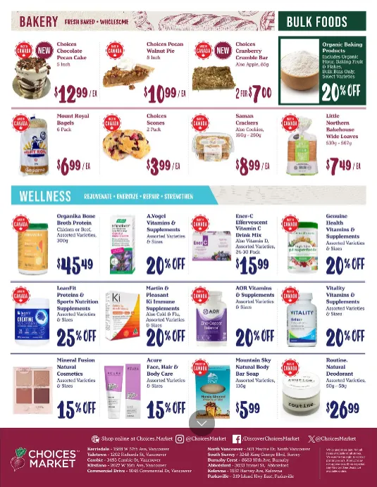 Choices Market  Sales from November 27 to December 3 2025 - flyer page 6