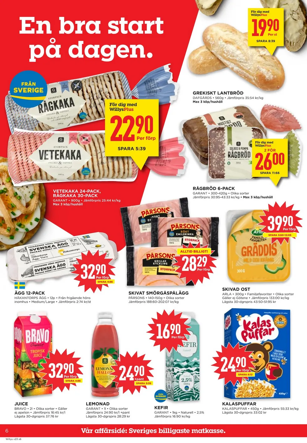 Willys Erbjudanden från 1 juni till 7 juni 2026 - Reklamblad sidor 6