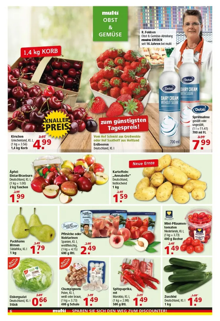  Multi Markt Angebote von 15. Juni bis 20. Juni 2026 - Prospekt seite 6