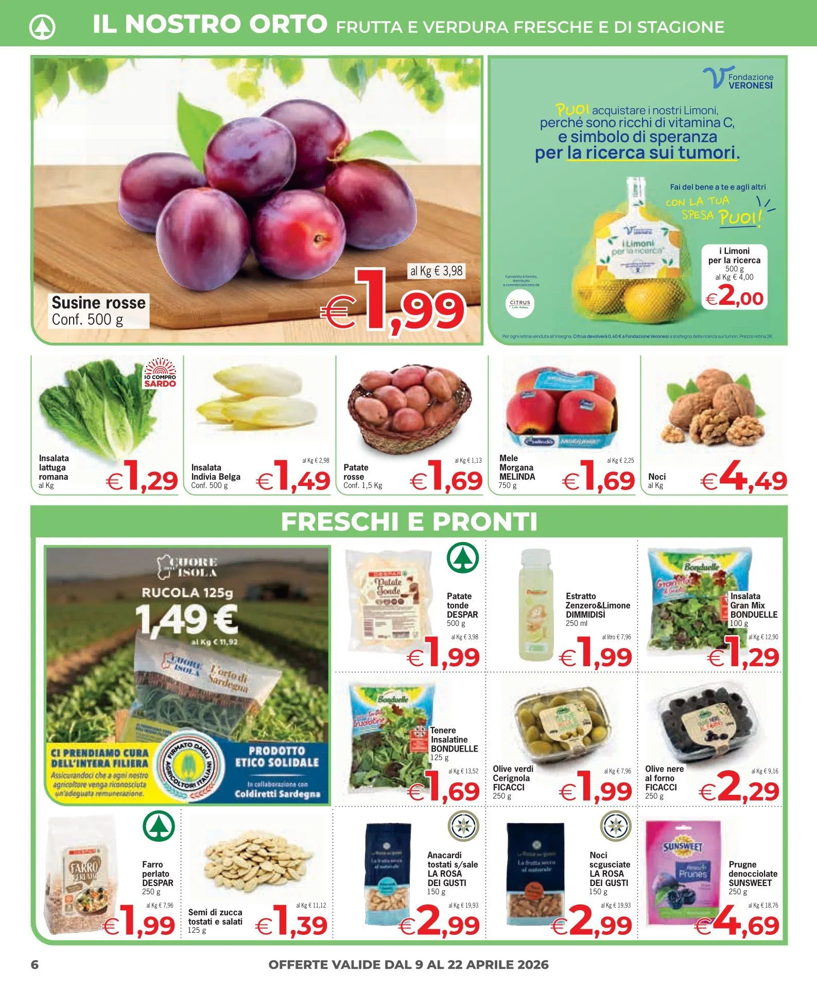  Eurospar Volantino da 9 aprile a 22 aprile di 2026 - Pagina del volantino 6