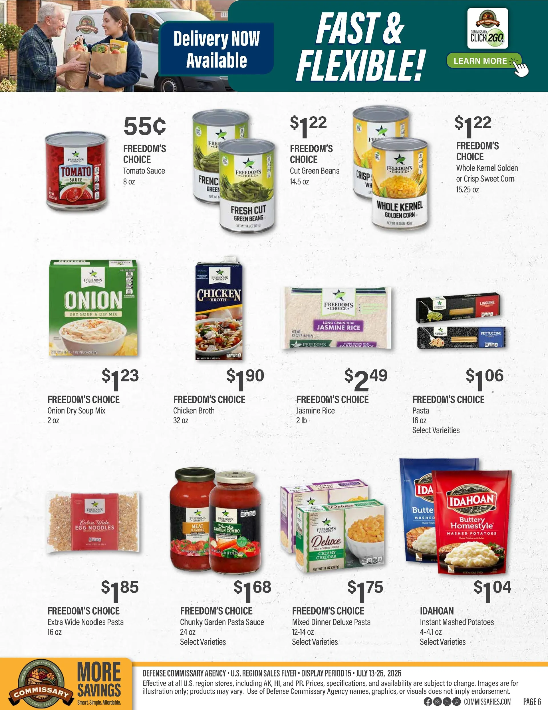 Weekly ad Commissary Sales from July 13 to July 26 2026 - Page 6